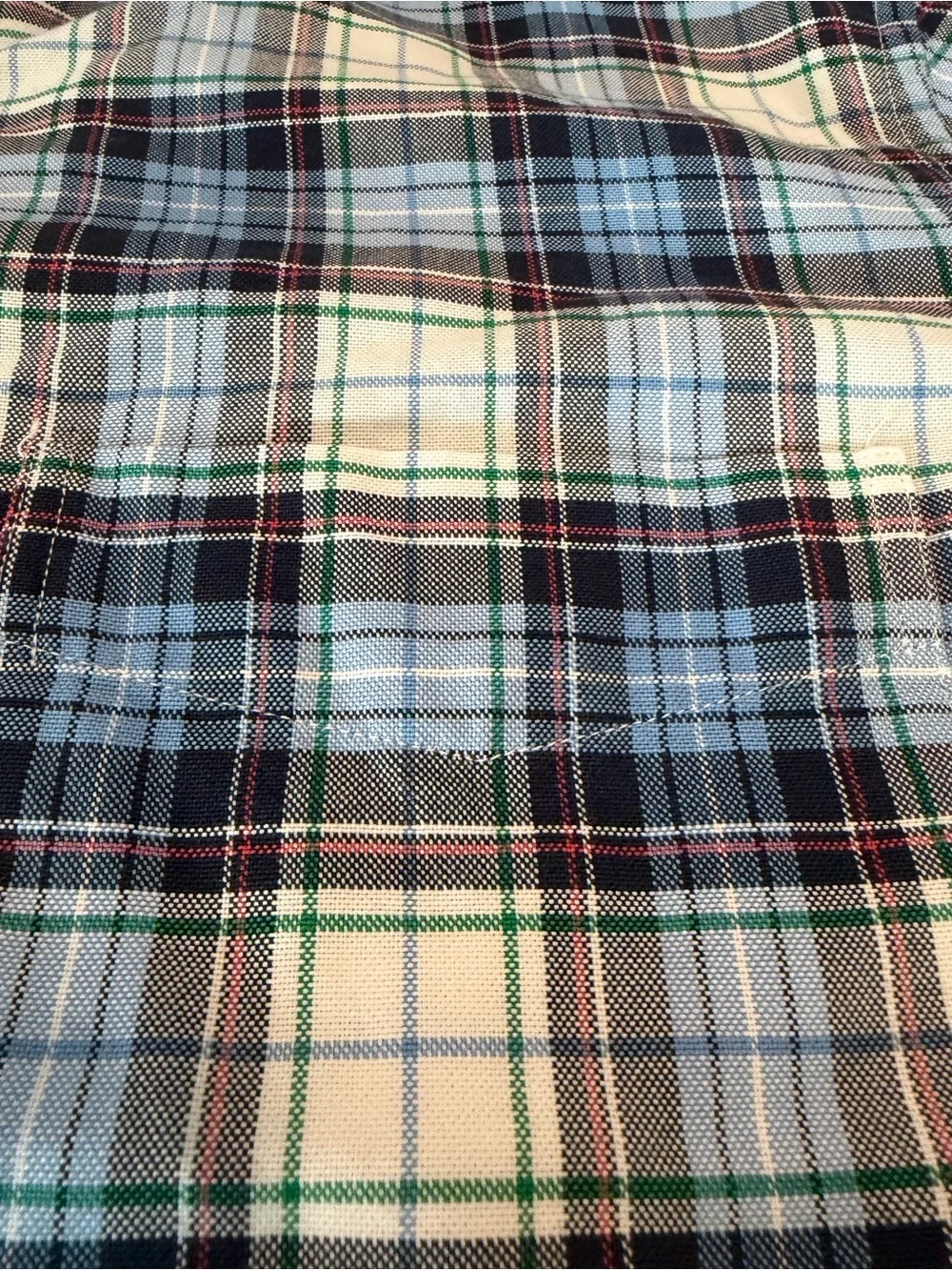 J. Crew Broken-In Plaid Oxford Button Down Shirt